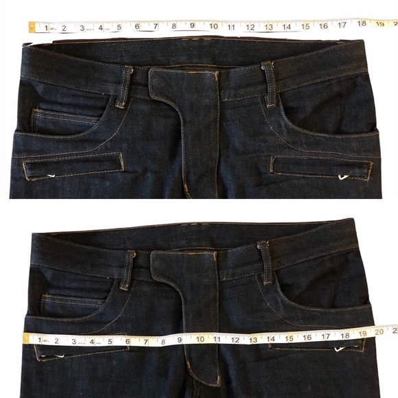 BALMAIN Men’s Moto Biker Dark Wash Jeans - Picture 14 of 16